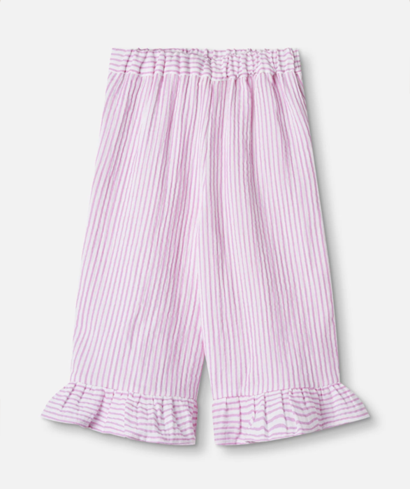 CIAO STRIPE PANT - CLOUD DANCER PINK STRIPE