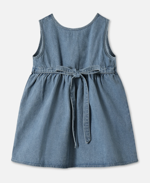 DON DENIM SPENCERDRESS - LIGHT DENIM BLUE
