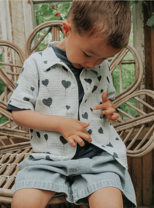 LOVE SS SHIRT - DREAM BLUE