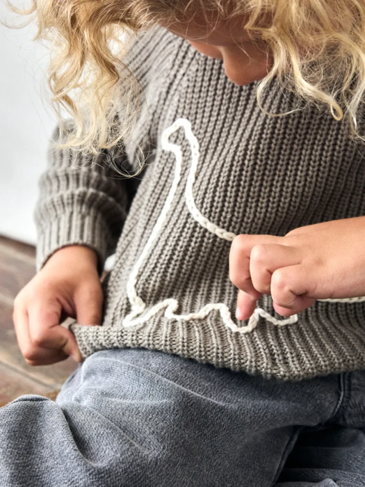 NBMEMLEN EMB LS KNIT LIL