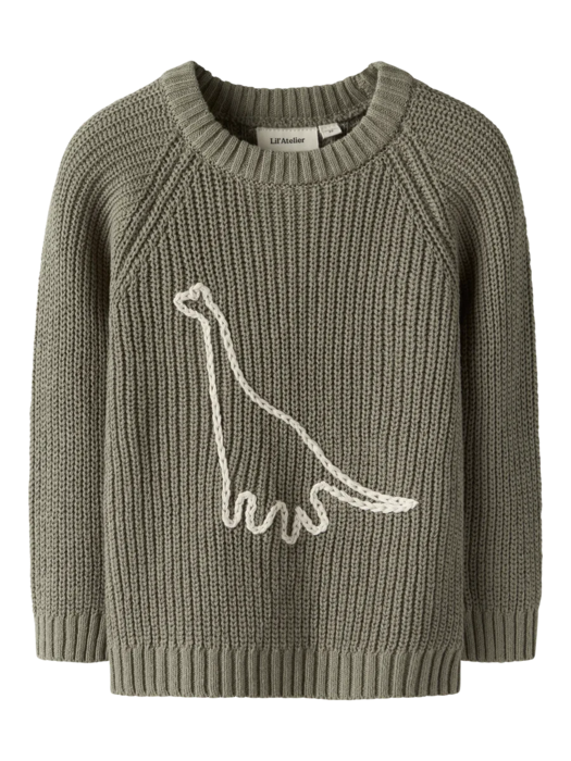 NBMEMLEN EMB LS KNIT LIL