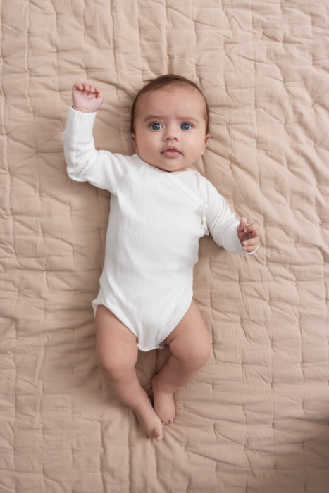 Belita, Pointelle, body, New Born - Gentle white