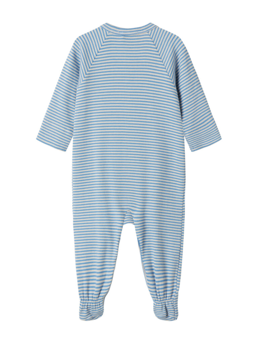 Renas, Modal Fine Rib, body, New Born - blue stripe
