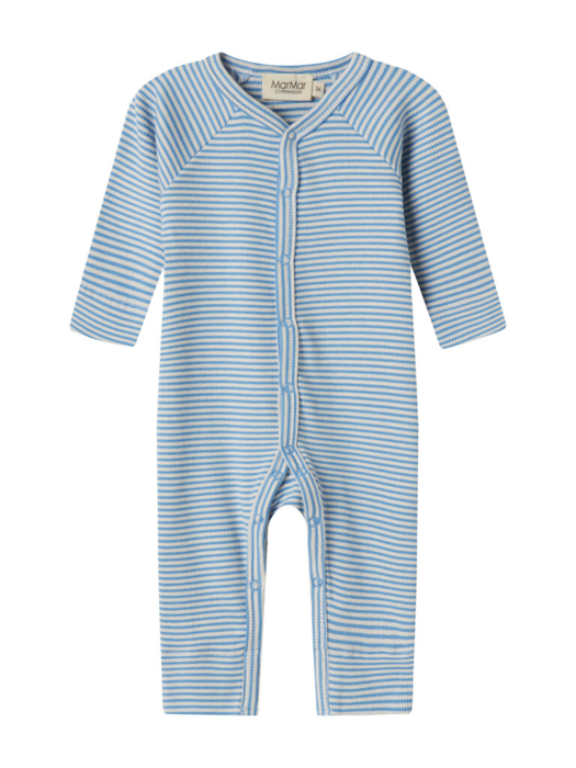 Rena, Modal Fine Rib, body, New Born - Blue stripe