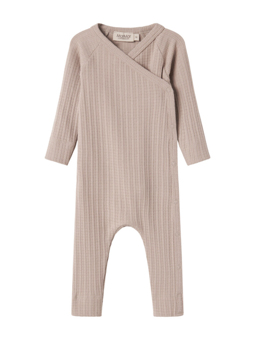 Rulo, Pointelle Rib, body, New Born - Soft beige