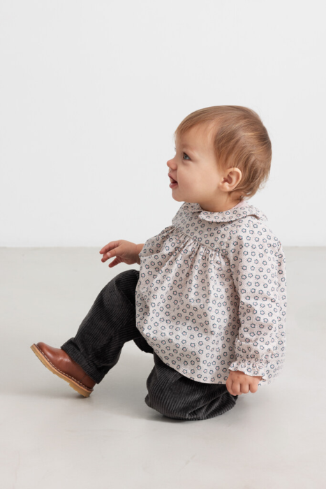 Tora, Poplin, tops, Baby - Autumn flower