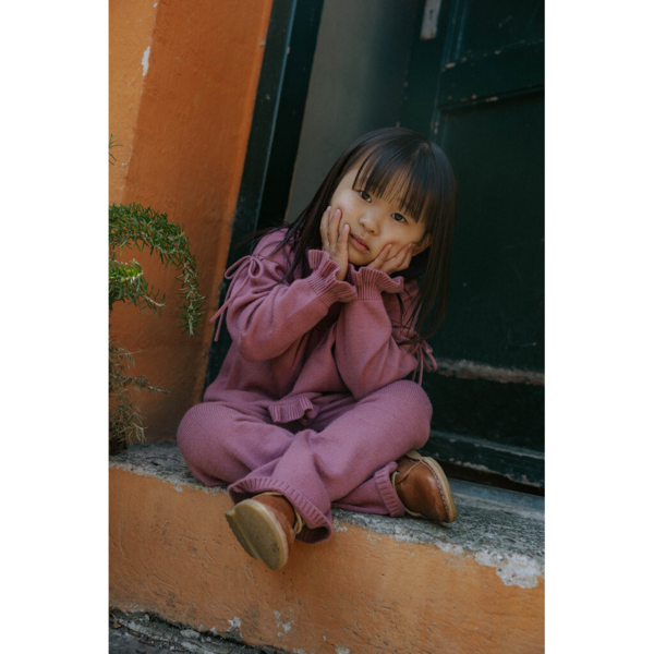 KINO LS KNIT BLOUSE ROSE