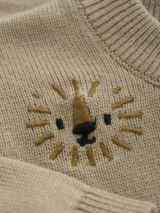 Minymo - Cardigan Knit Oxford