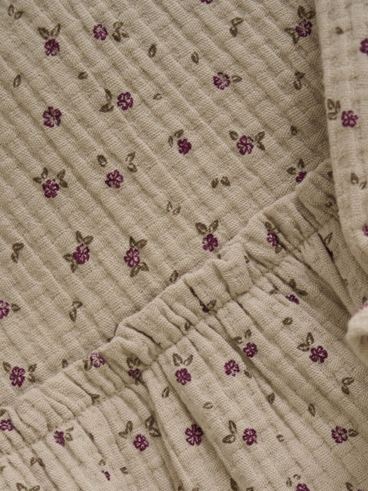 Minymo - Dress LS AOP w. Lining