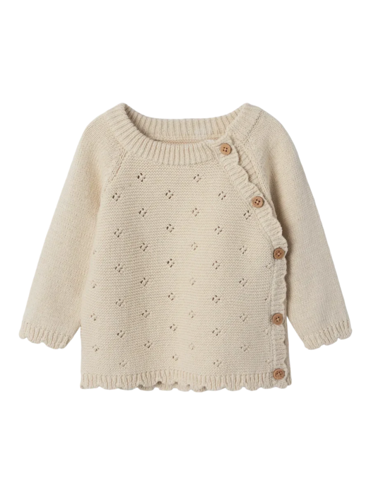 NBFLAGUNA LS WRAP KNIT LIL NOOS
