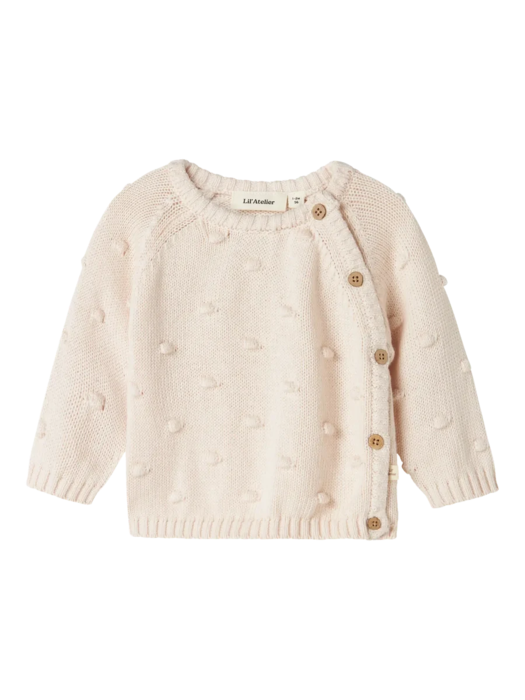 NBFGABLE LS WRAP KNIT LIL