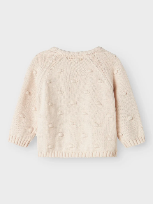 NBFGABLE LS WRAP KNIT LIL