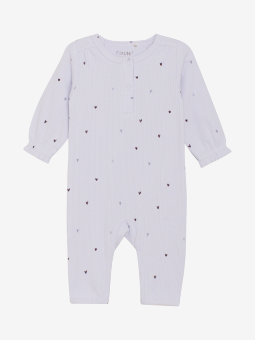 Fixoni - Romper LS Rib - Orchid Hush
