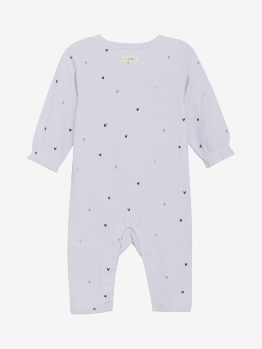 Fixoni - Romper LS Rib - Orchid Hush