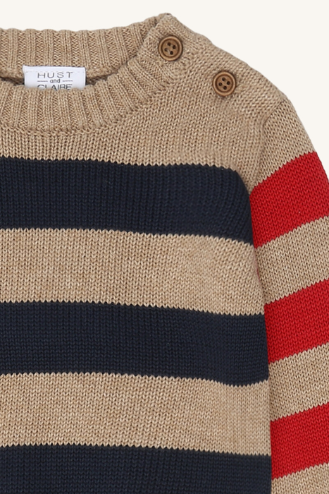 HCPelle Knit Colorblock Stripes