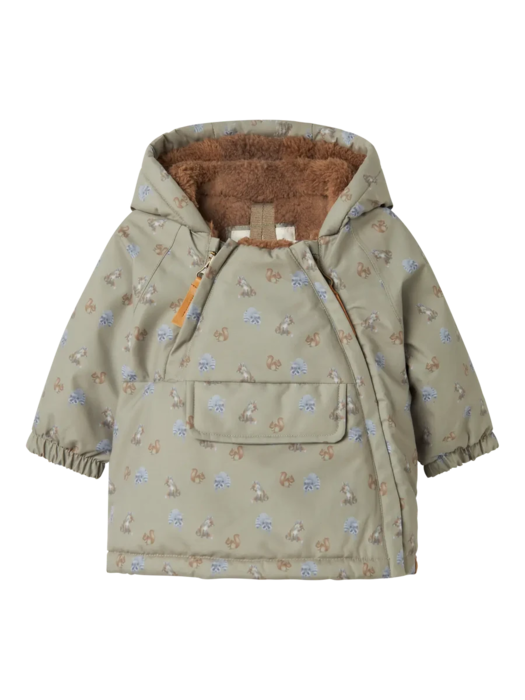 NBMLASNOW05 JKT AOP FO LIL