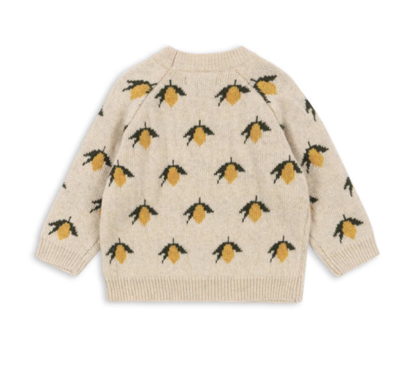 Belou Lemon Striksweater i Merinould – Blød & Varm