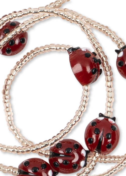 MARIEHØNE HALSKÆDE & ARMBÅNDSSÆT MARIEHØNE HALSKÆDE & ARMBÅNDSSÆT