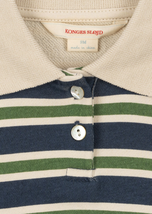 SPOTTY LS ROMPER GOTS