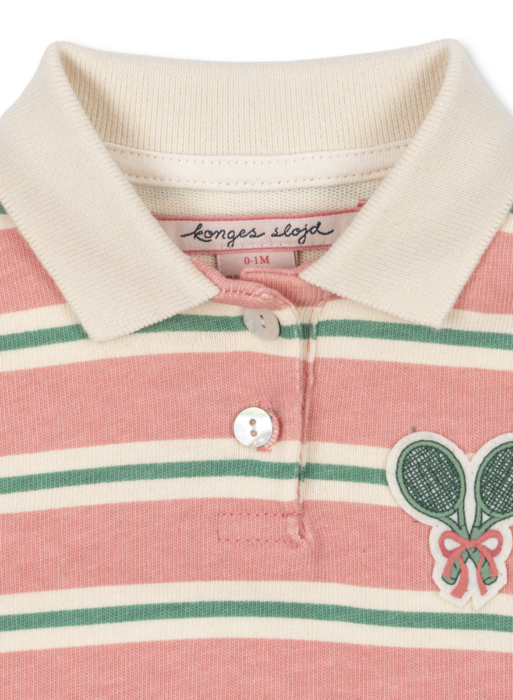 SPOTTY LS ROMPER GOTS