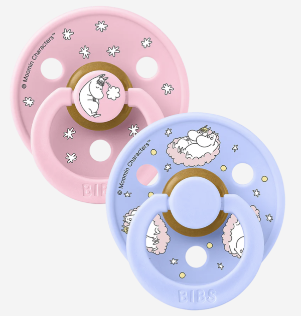 BIBS x Moomin Colour 2 pack Dreaming - Baby Pink mix size 2 BIBS x Moomin Colour 2 pack Dreaming - Baby Pink mix size 2