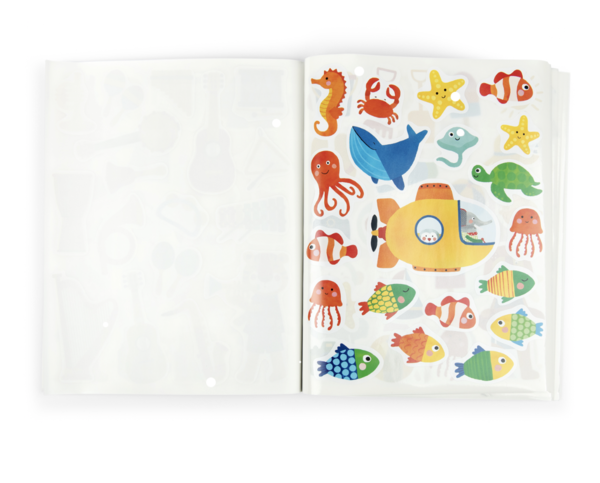 Moulin Roty - Klistermærkebog 300 stk - Les Popipop