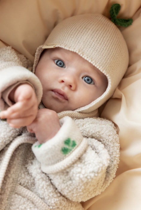 Aly Baby Sprout - Bomuldsstrik Ensfarvet