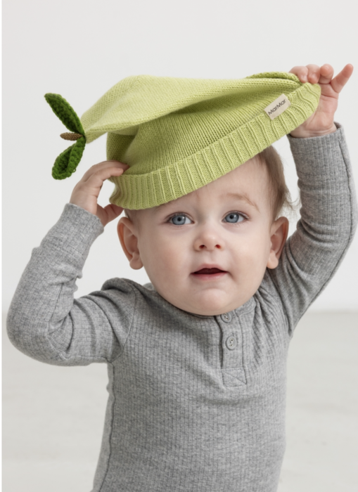 Atlas Pære - Bomuldsstrik Ensfarvet