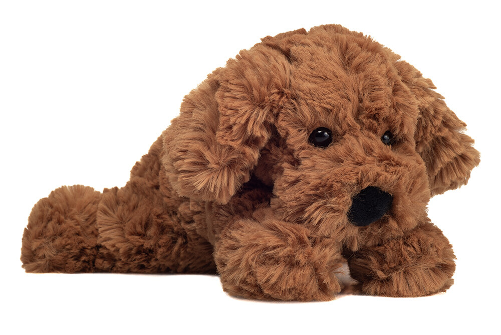 Teddy Hermann - Liggende hund 20 cm assorterede farver