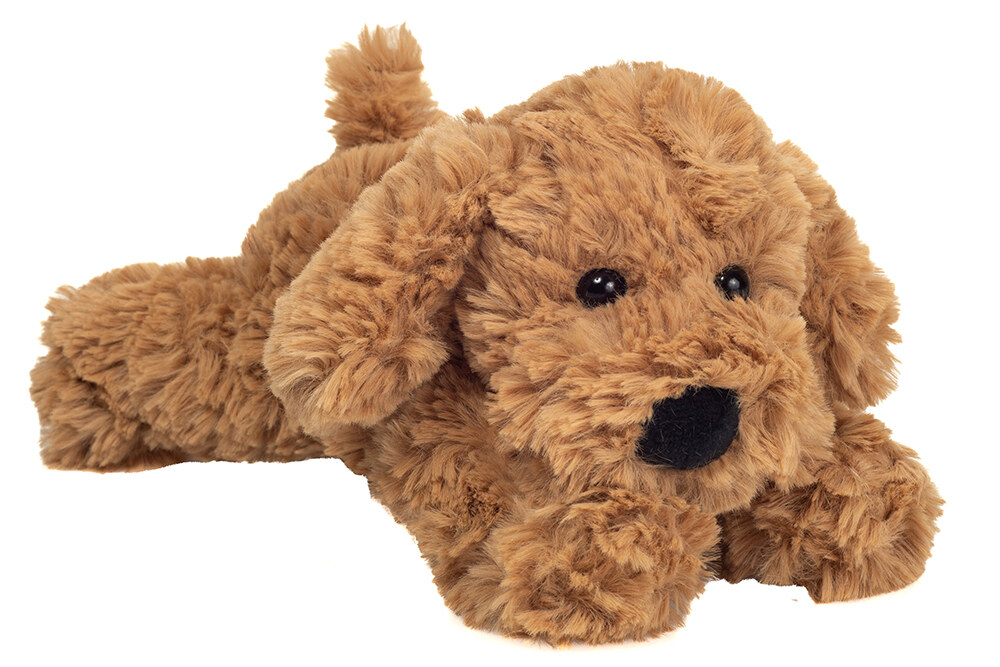 Teddy Hermann - Liggende hund 20 cm assorterede farver