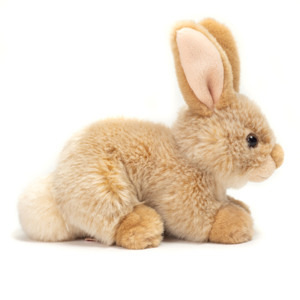 Teddy Hermann - Siddende kanin beige 18 cm