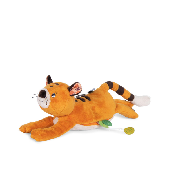 Moulin Roty - Tøjdyr med musikoptræk - Tiger 37 cm - Dans la Jungle