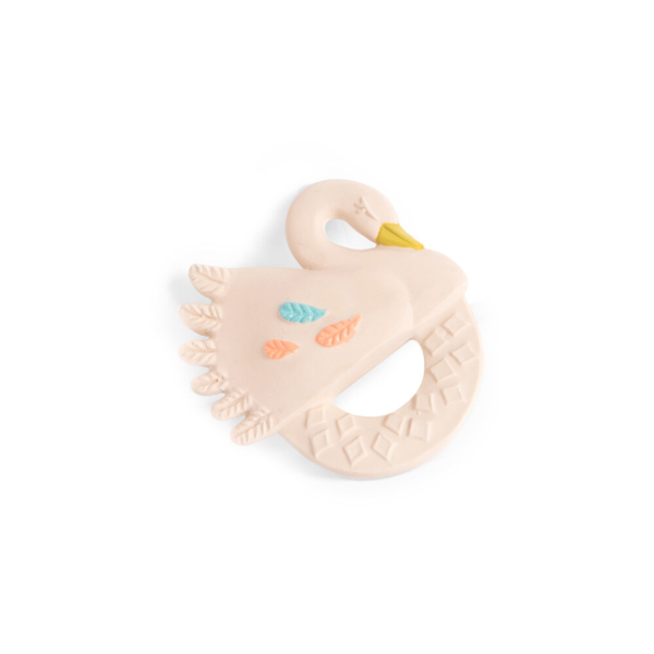 Moulin Roty - Bidering i naturgummi - Svane - La Petite Ecole de Danse