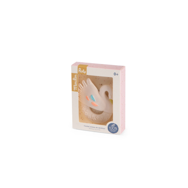 Moulin Roty - Bidering i naturgummi - Svane - La Petite Ecole de Danse