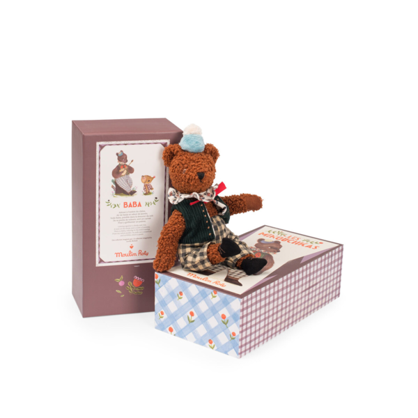 Moulin Roty - Stor bjørn 25 cm - Baba - Les Minouchkas