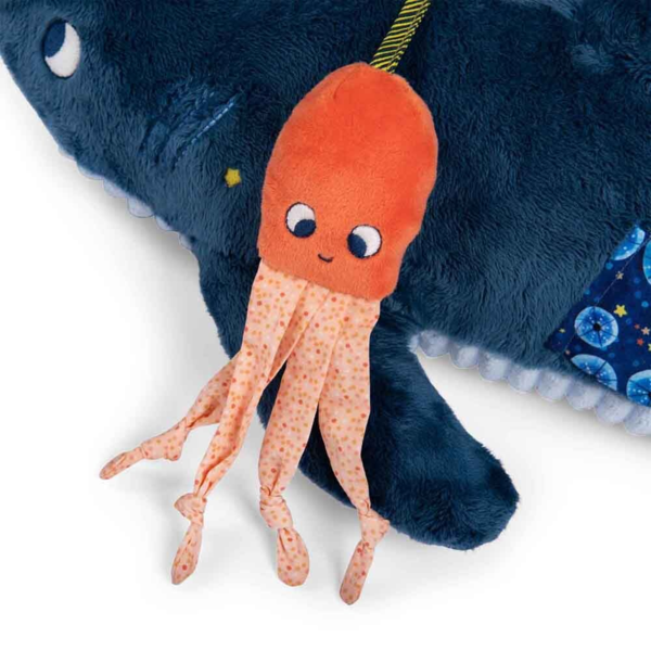 Moulin Roty - Aktivitetstøjdyr - Haj 58 cm - Les Aventures de Paulie