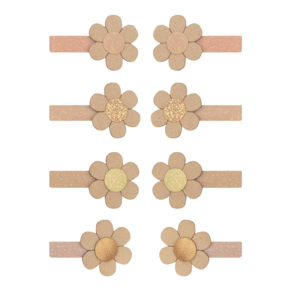Mimi & Lula - 8 hårclips - Mini Daisy Spring Magic