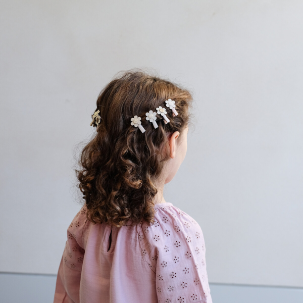 Mimi & Lula - 8 hårclips - Mini Daisy Spring Magic