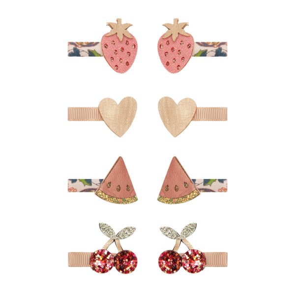 Mimi & Lula - 8 hårclips - Mini Fruit Florence