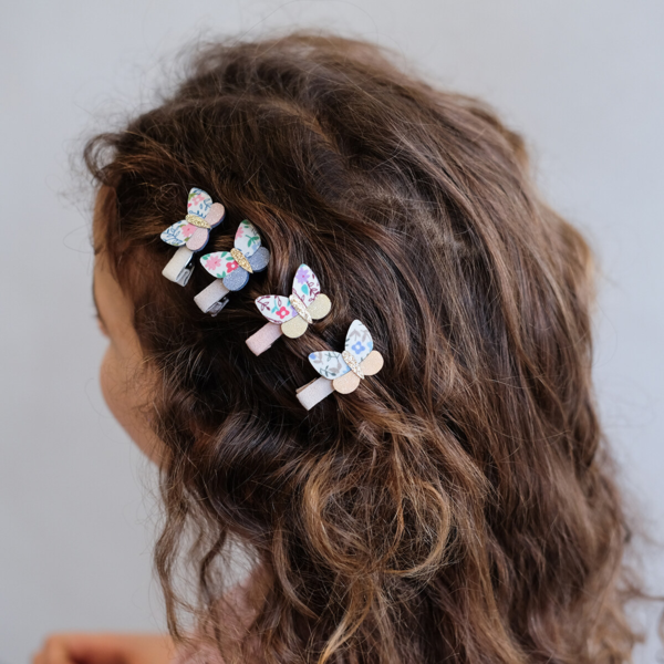 Mimi & Lula - 8 hårclips - Mini Betty Butterfly Florence