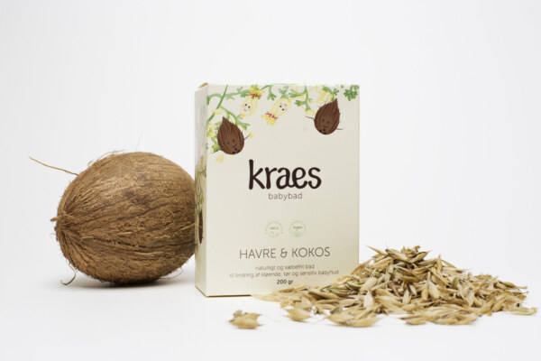 KRAES babybad - Havre & kokos 200g