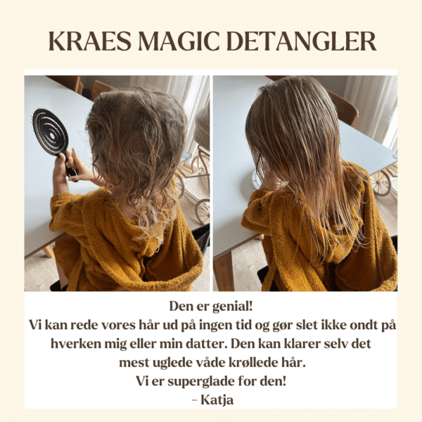 Magic Detangler børste med 20% kaffegrums