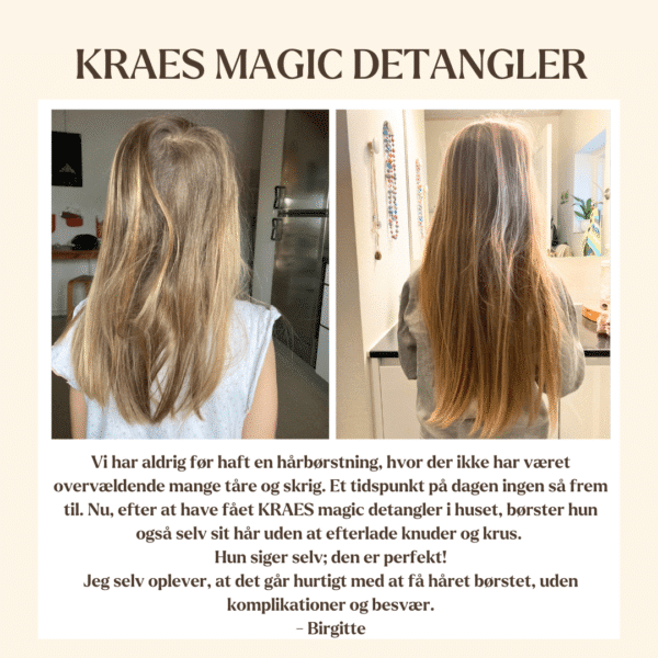 Magic Detangler børste med 20% kaffegrums