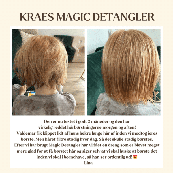 Magic Detangler børste med 20% kaffegrums