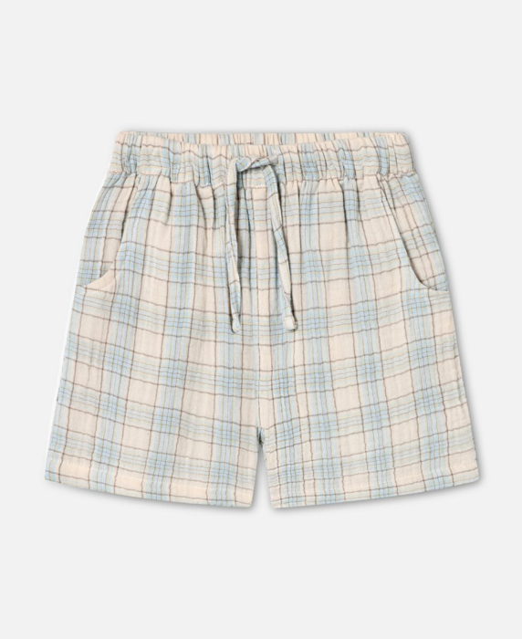 CHA CHA SHORTS - SANDSHELL CHECK