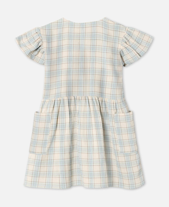 CHA CHA SS DRESS - SANDSHELL CHECK