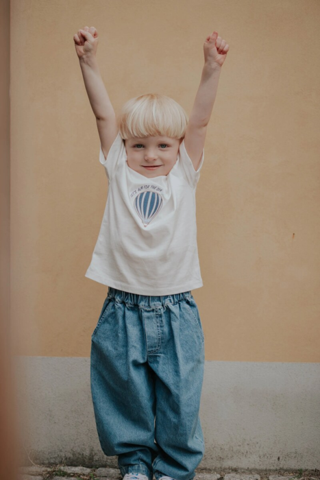 SOMMER BALLOON T-SHIRT - CLOUD DANCER