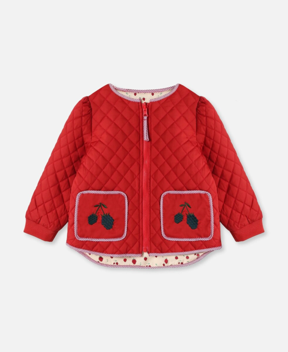 KOTA BERRY JACKET - POMPEIAN RED AOP