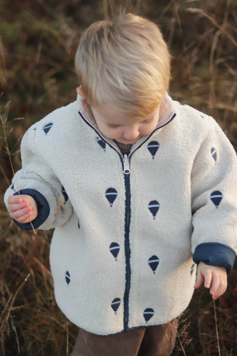 TEDDY BALLOON JACKET - SANDSHELL