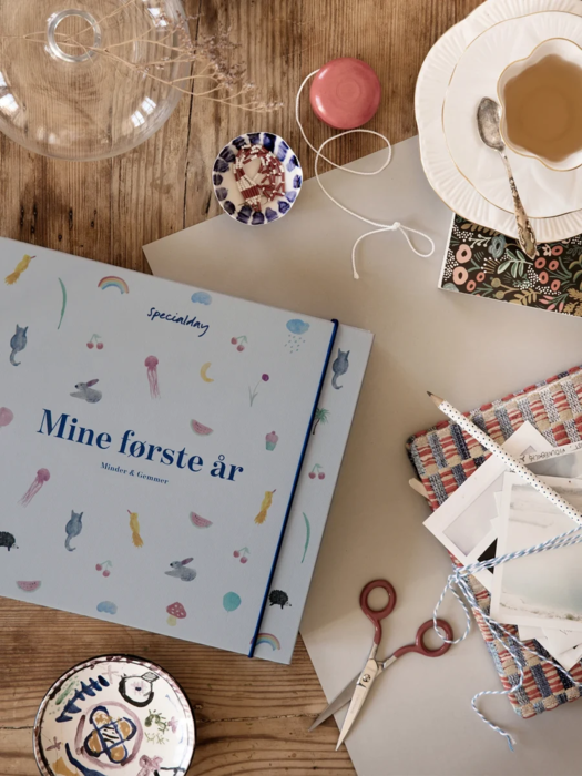 Barnets bog - mine første år - blåt album